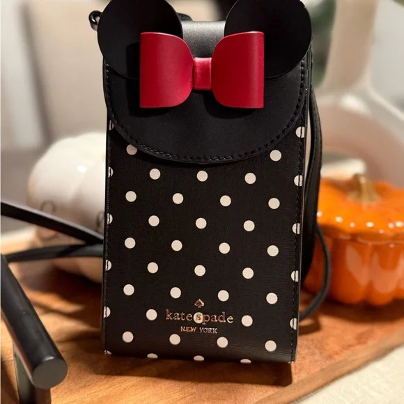 kate spade Bags Kate Spade Black And White Polka Dot Bag With